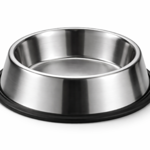 Stainless Steel Non-Slip Dog Bowl for Food and Water – Durable, Easy to Clean, with Rubber Base