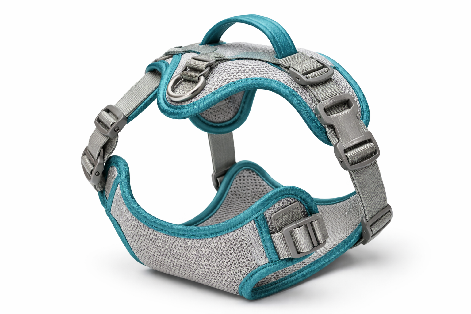 Adjustable Dog Harness – Soft Mesh No-Pull Harness with Reflective Straps for Comfort and Safety