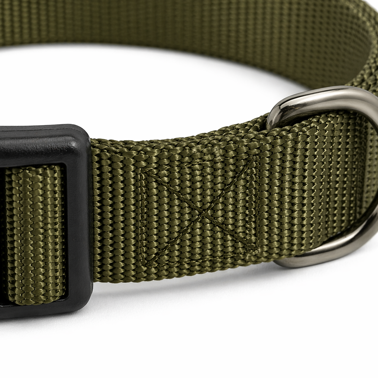 Adjustable Nylon Dog Collar with Quick-Release Buckle – Durable Pet Collar for Small to Large Dogs - Image 2