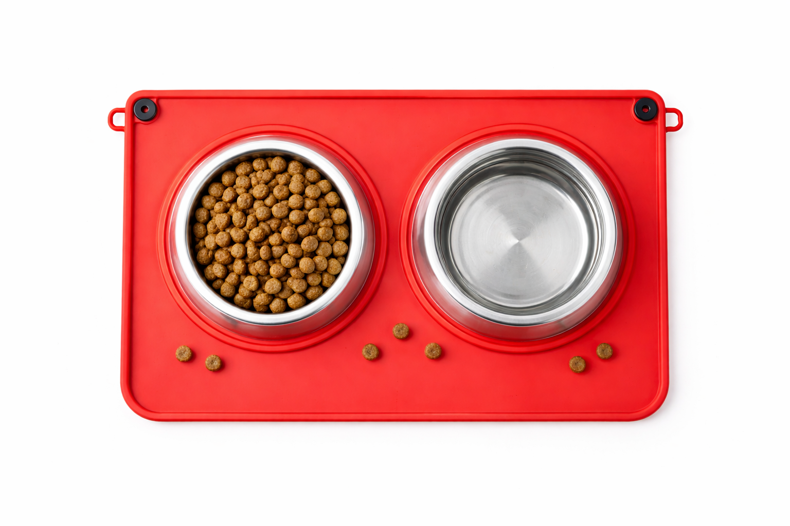 Weehawken Pet Shop Portable Pet Feeding Mat – Foldable Waterproof Feeding Pad for Dogs & Cats, Easy Clean Travel-Friendly Pet Food Mat - Image 3