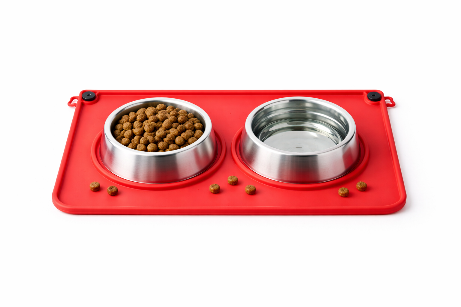 Weehawken Pet Shop Portable Pet Feeding Mat – Foldable Waterproof Feeding Pad for Dogs & Cats, Easy Clean Travel-Friendly Pet Food Mat